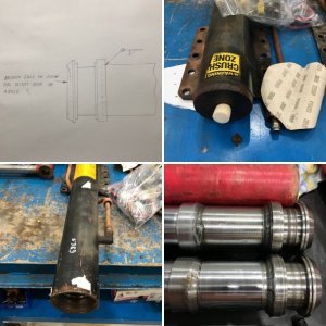 Pal finger hydraulic ram