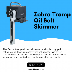 Zebra Tramp Oil Belt Skimmer