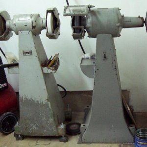 Pair of Brown & Brockmeyer 1/2 HP grinders